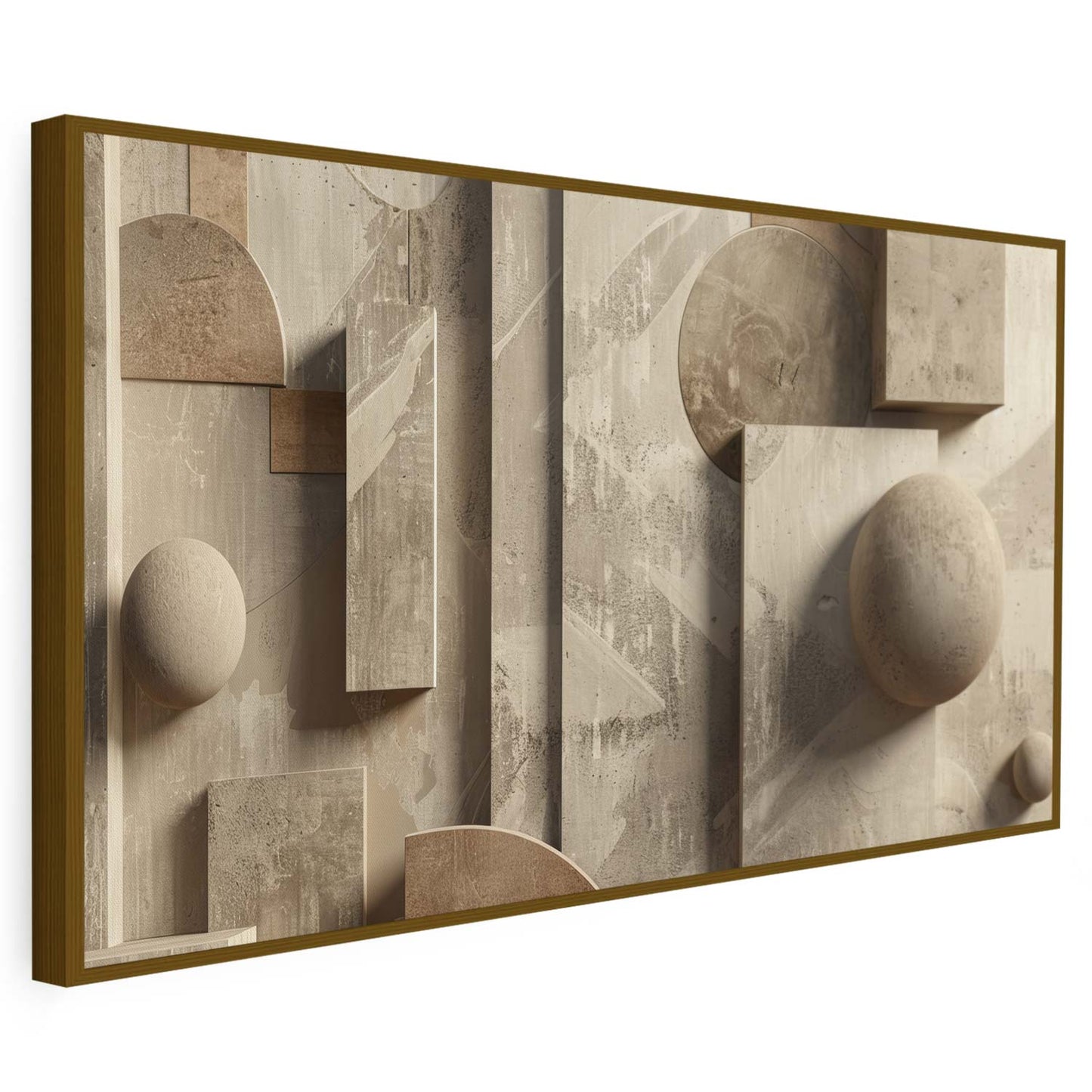 Tableau sur toile abstrait effet 3D KWADECO