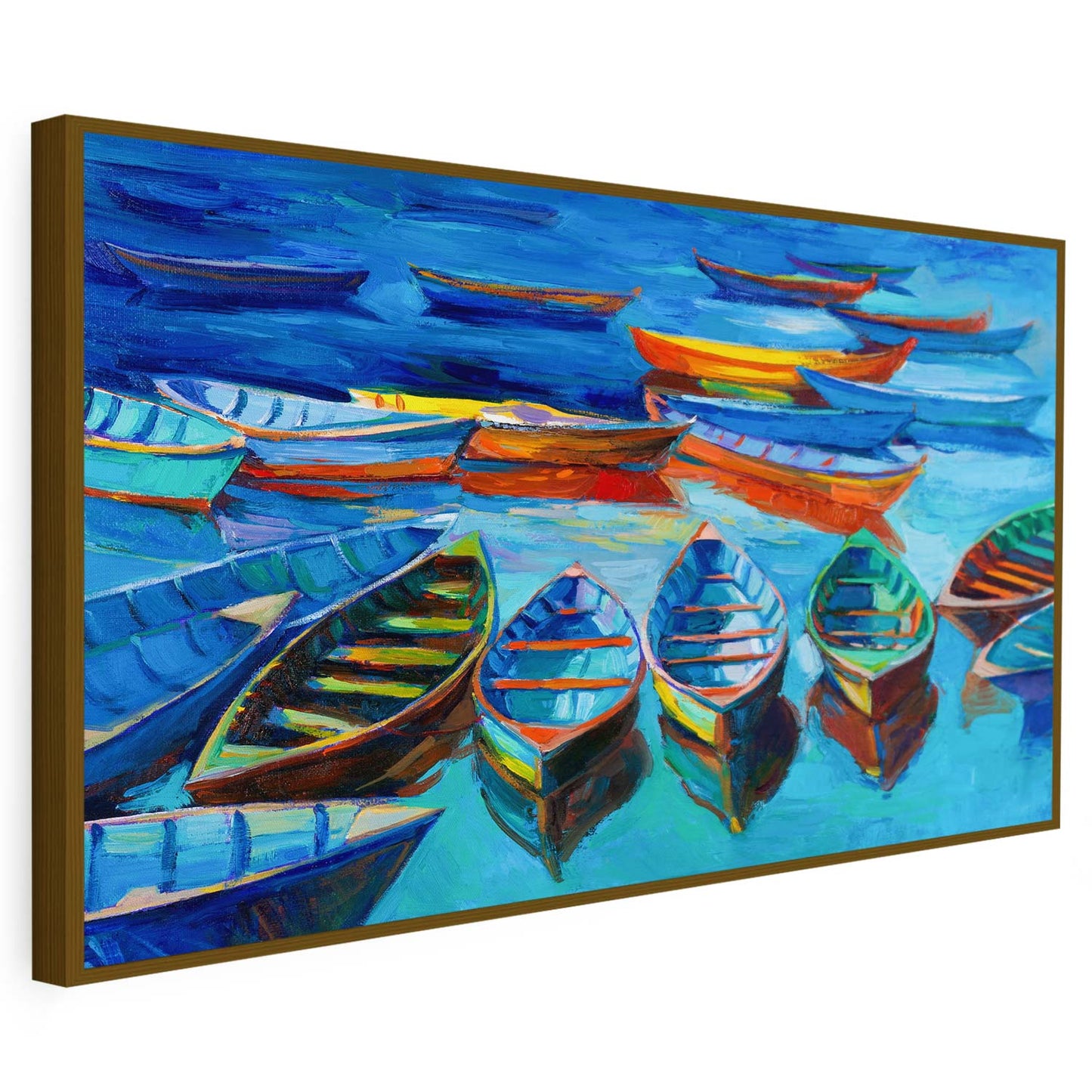 Tableau sur toile représentant des navires KWADECO