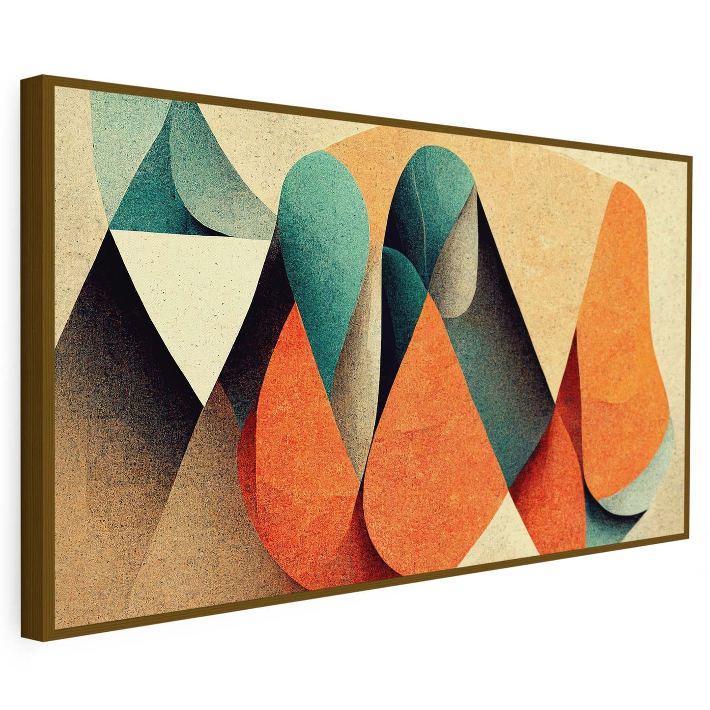 Tableau sur toile d'abstrait 3d forme complexe
