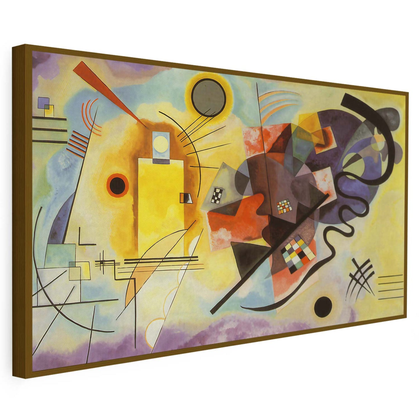 Jaune - Rouge - Bleu Wassily Kandinsky KWADECO