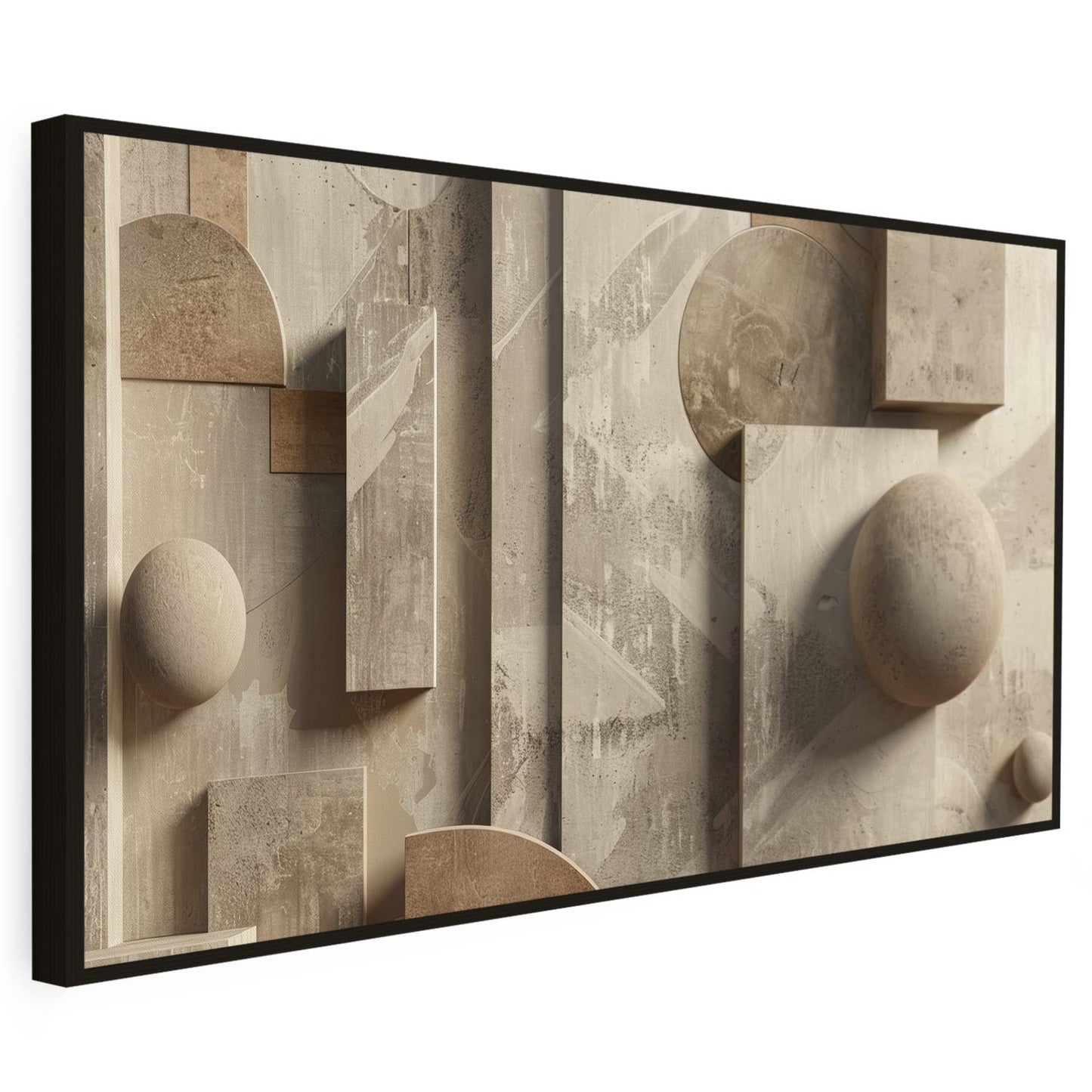 Tableau sur toile abstrait effet 3D KWADECO