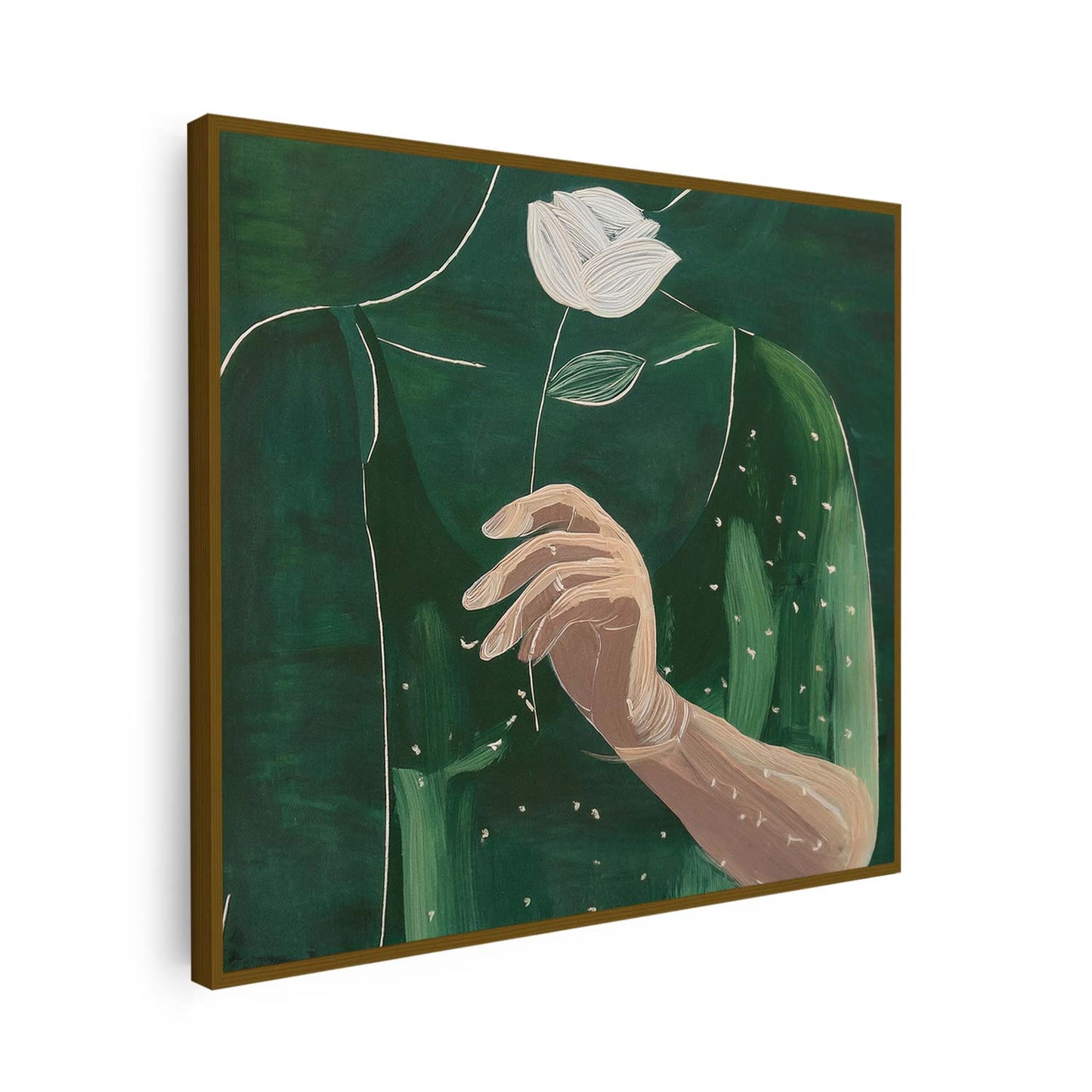 Tableau sur toile silhouette femme KWADECO