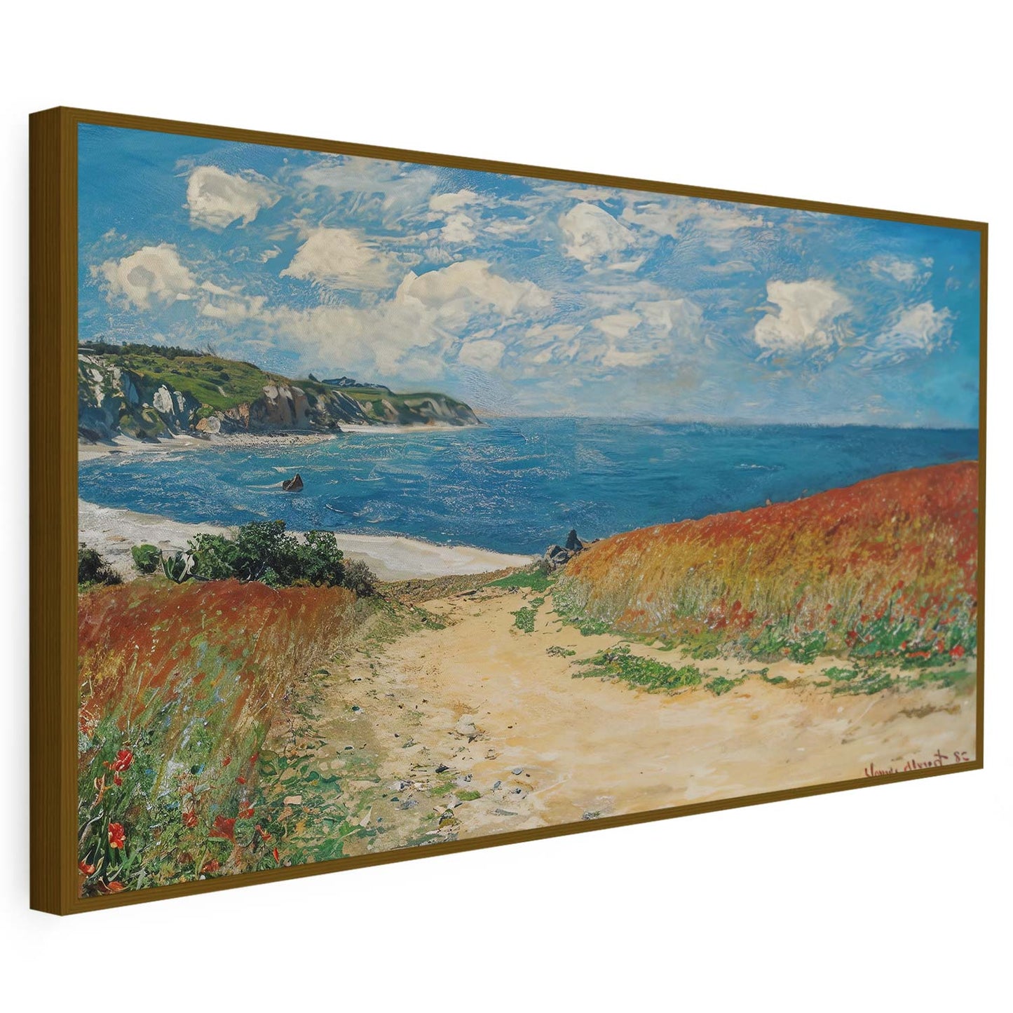 Chemin dans les blés à Pourville Claude Monet KWADECO