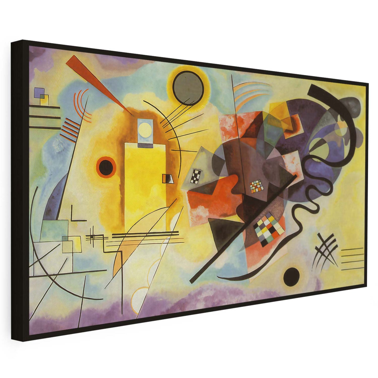 Jaune - Rouge - Bleu Wassily Kandinsky KWADECO