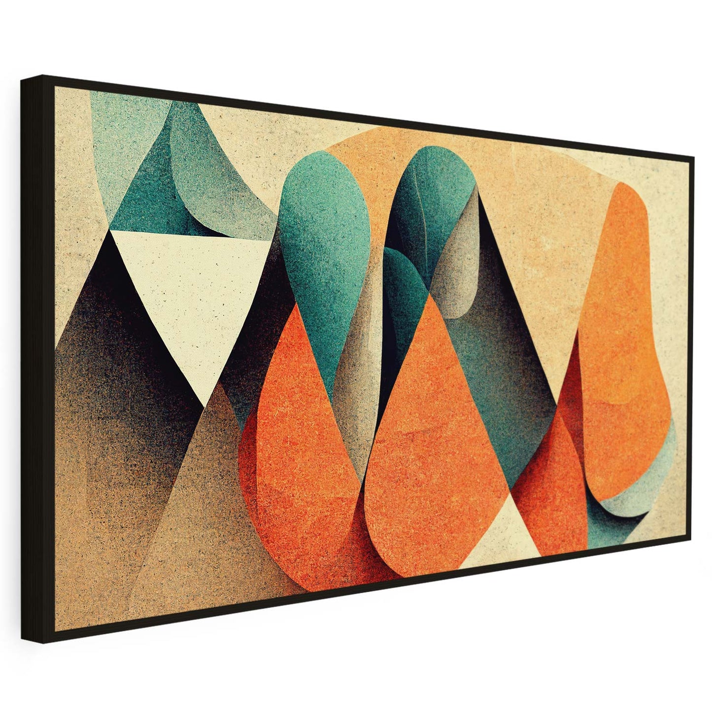 Tableau sur toile d'abstrait 3d forme complexe