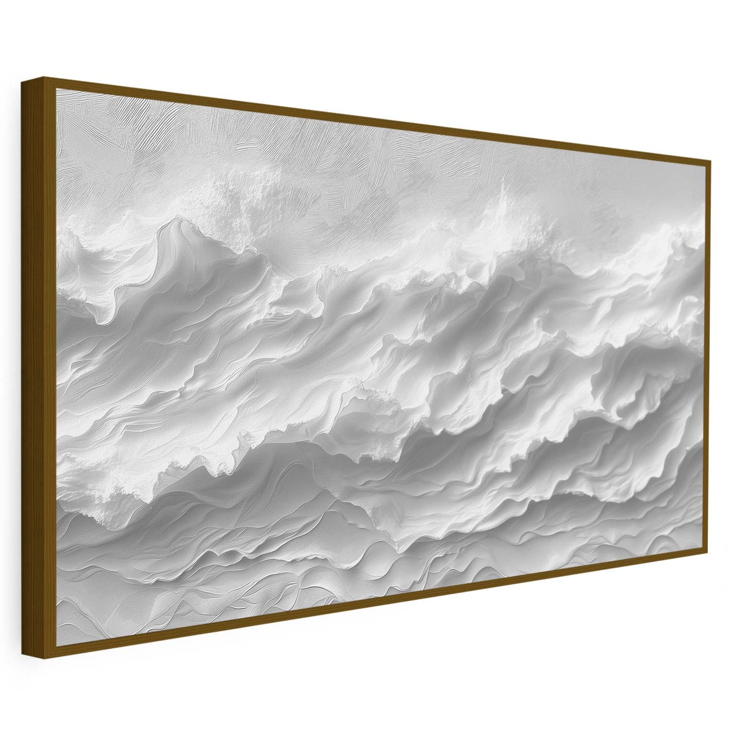 Tableau sur toile de vagues effet 3D KWADECO