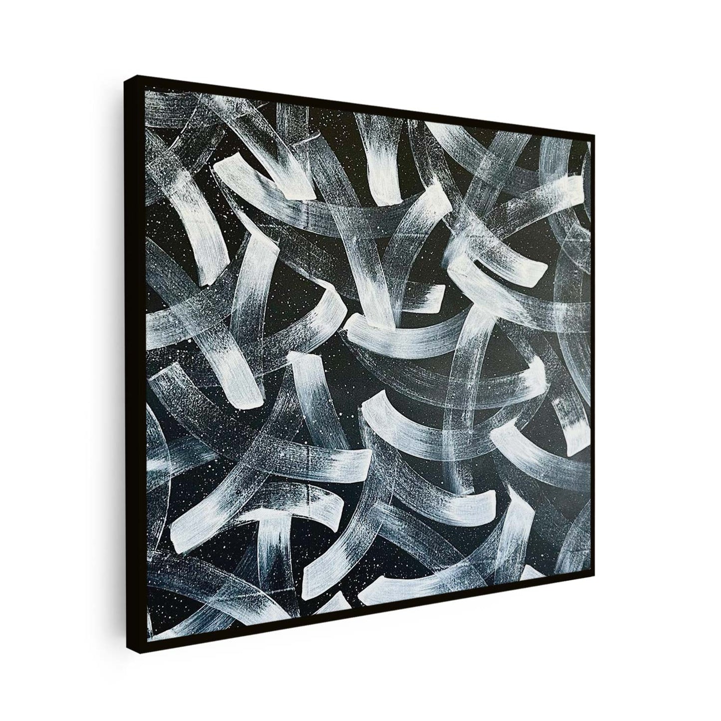 Tableau sur toile calligraphie minimaliste KWADECO