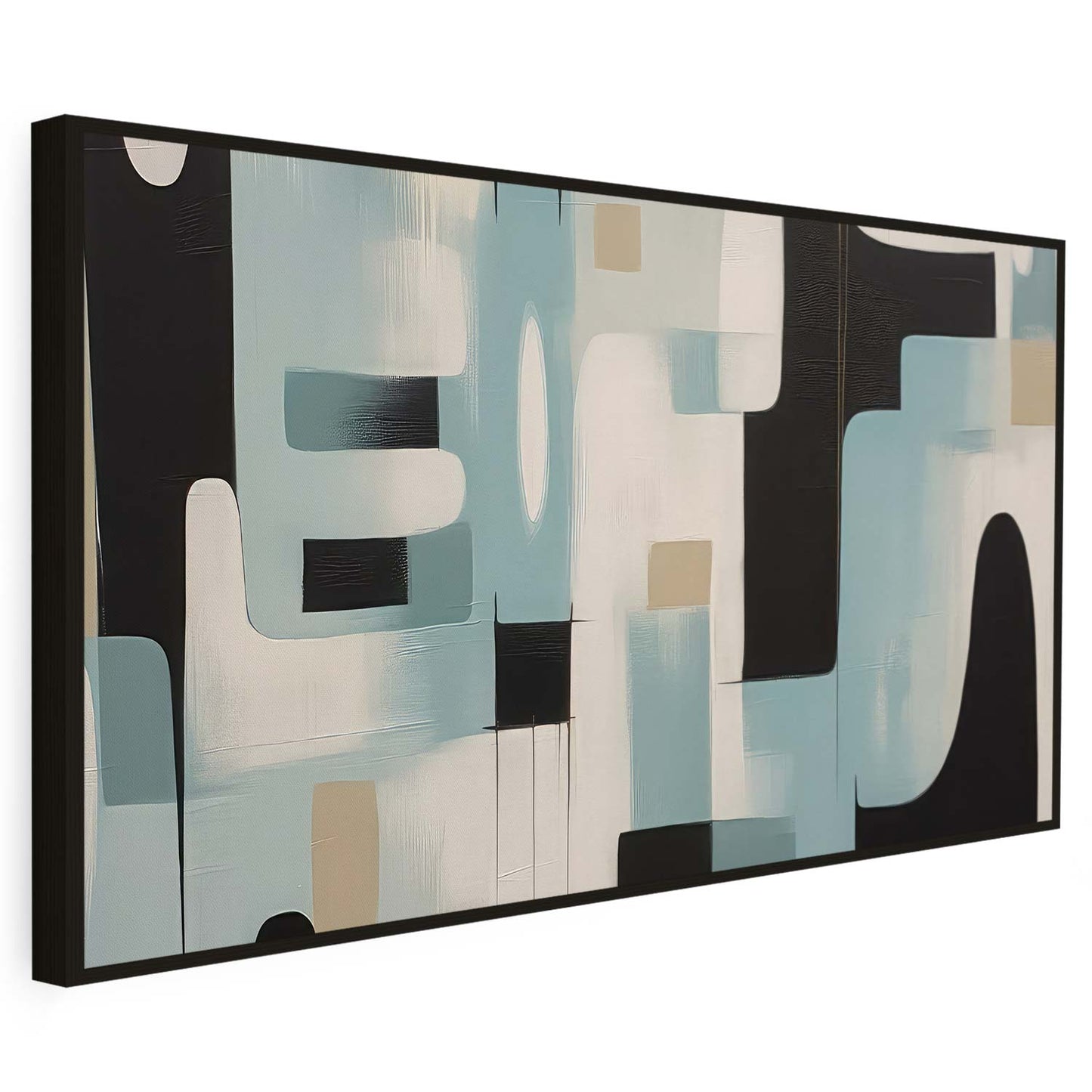 Tableau sur toile abstrait de formes KWADECO