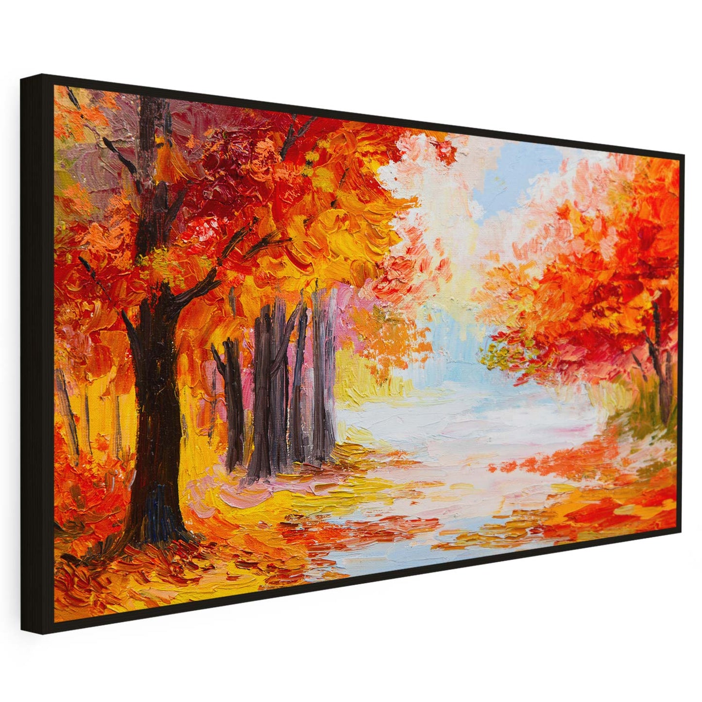 Tableau sur toile d'un arbre en automne KWADECO