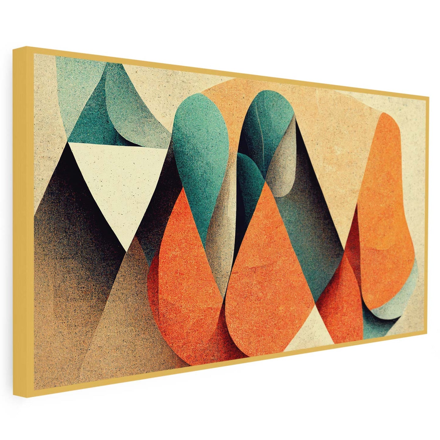 Tableau sur toile d'abstrait 3d forme complexe
