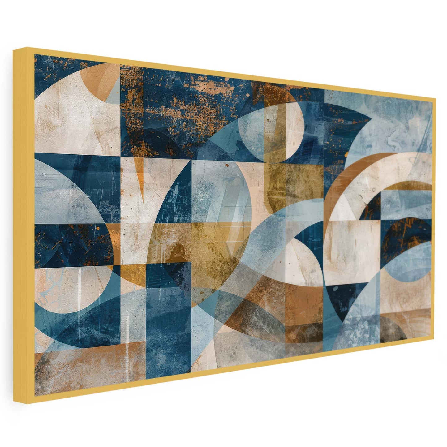 Tableau sur toile d'abstraction en formes KWADECO