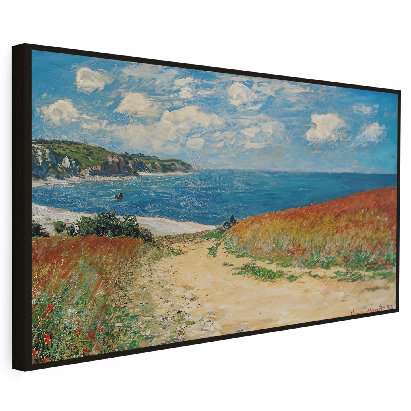 Chemin dans les blés à Pourville Claude Monet KWADECO