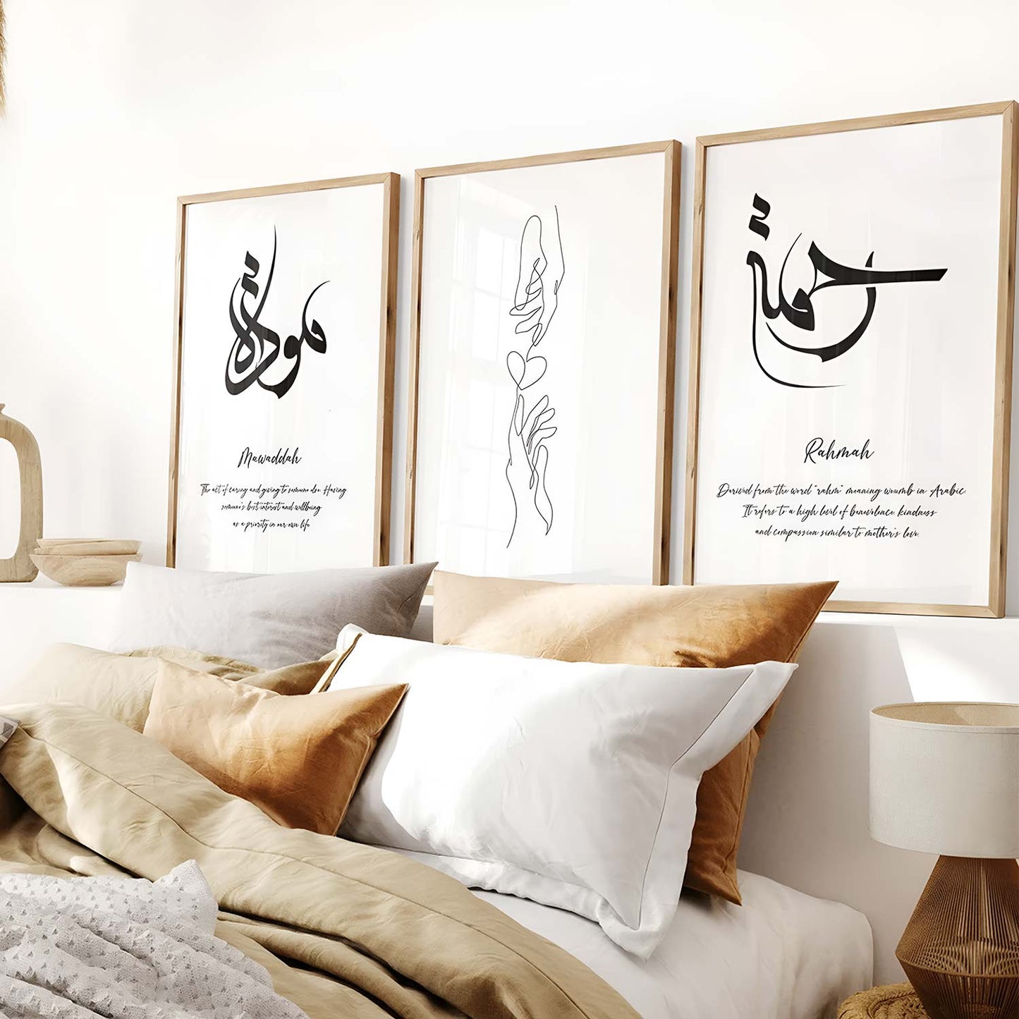 Poster sous verre rahma et mwadda KWADECO