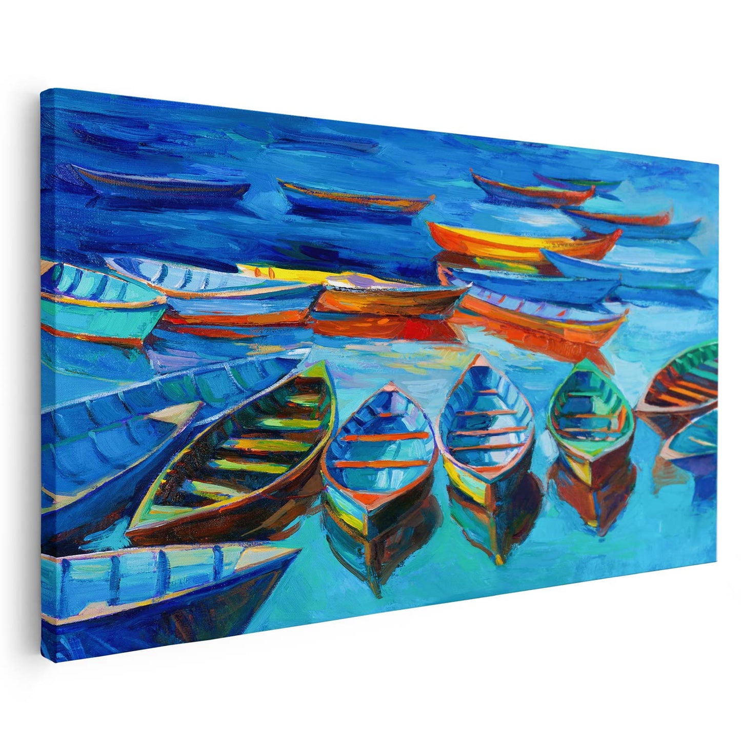 Tableau sur toile représentant des navires KWADECO