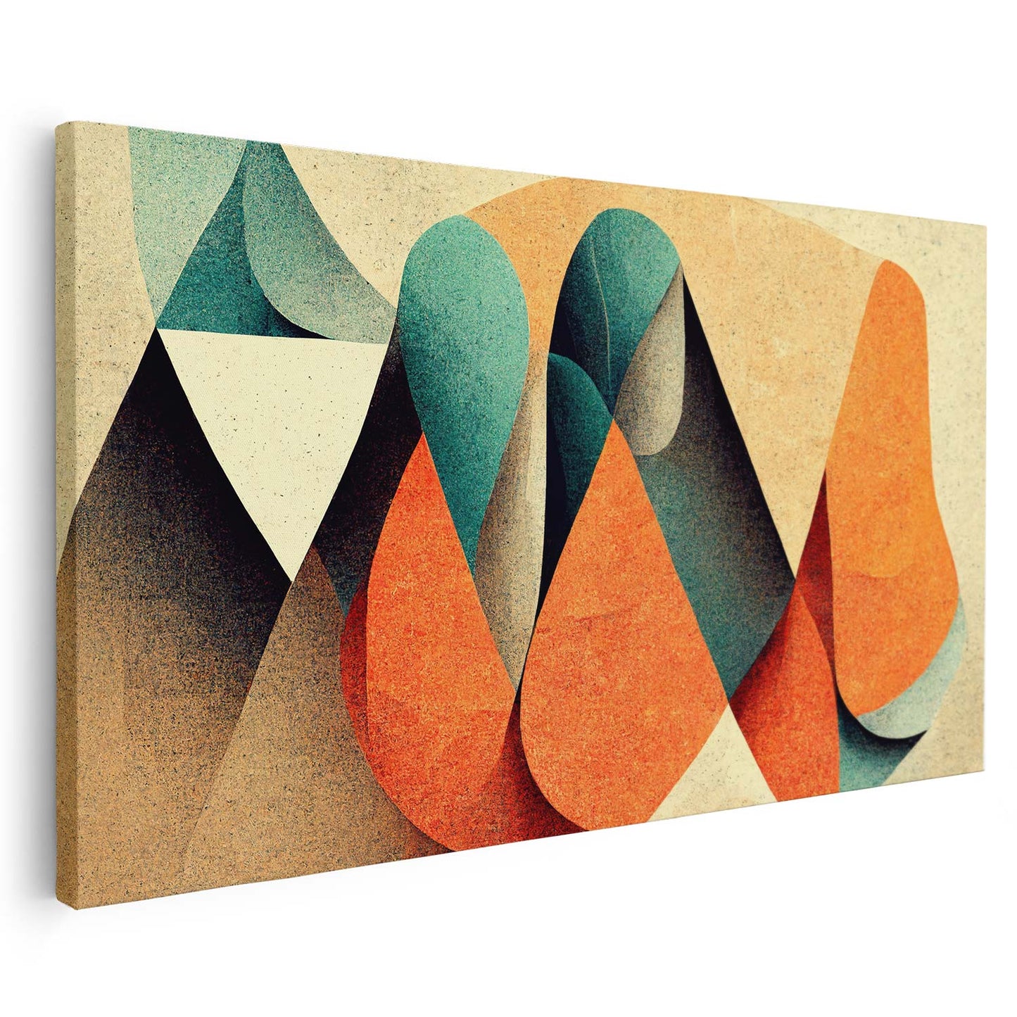 Tableau sur toile d'abstrait 3d forme complexe