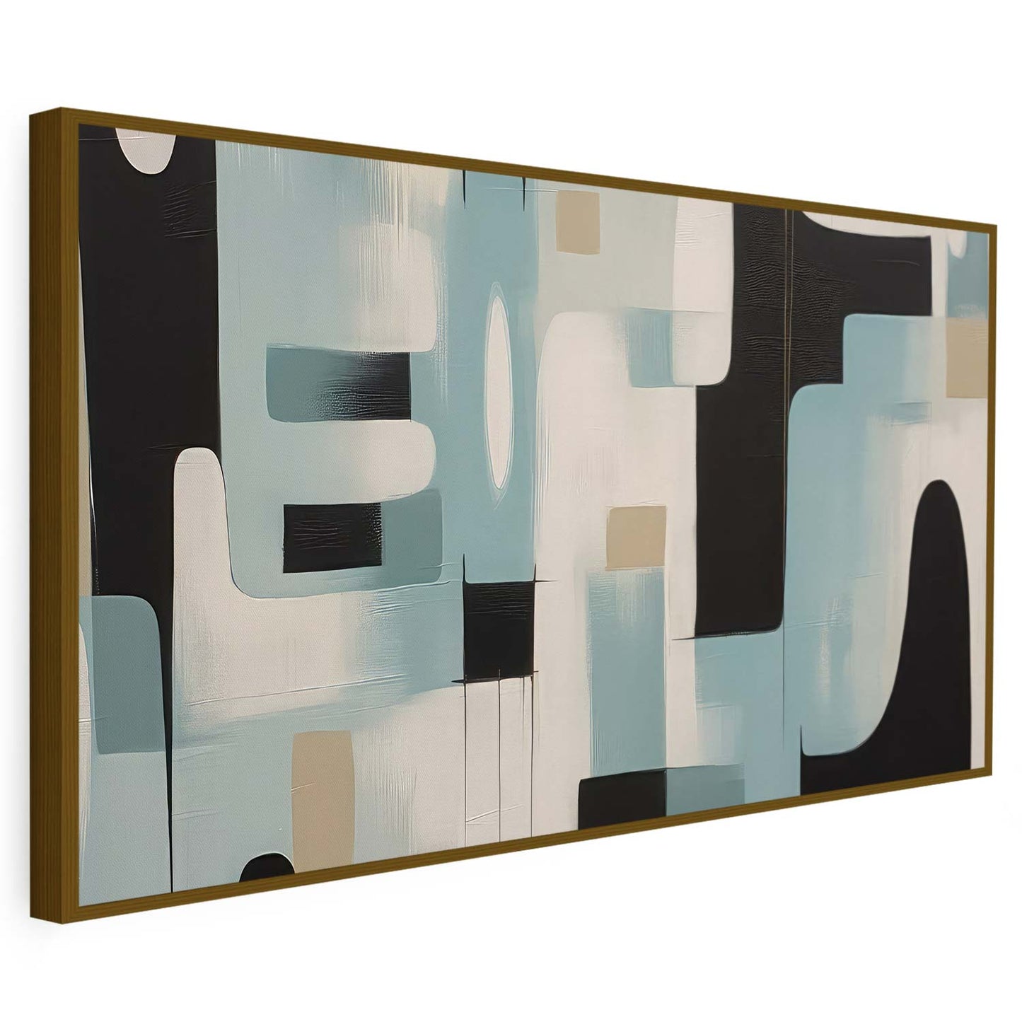 Tableau sur toile abstrait de formes KWADECO