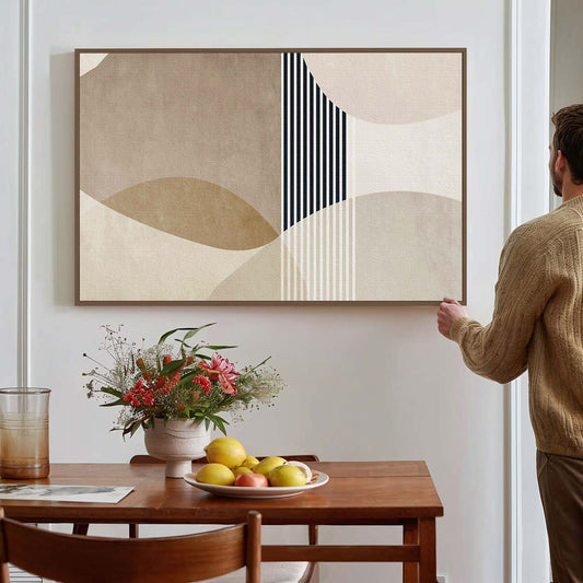Tableau sur toile abstrait minimaliste