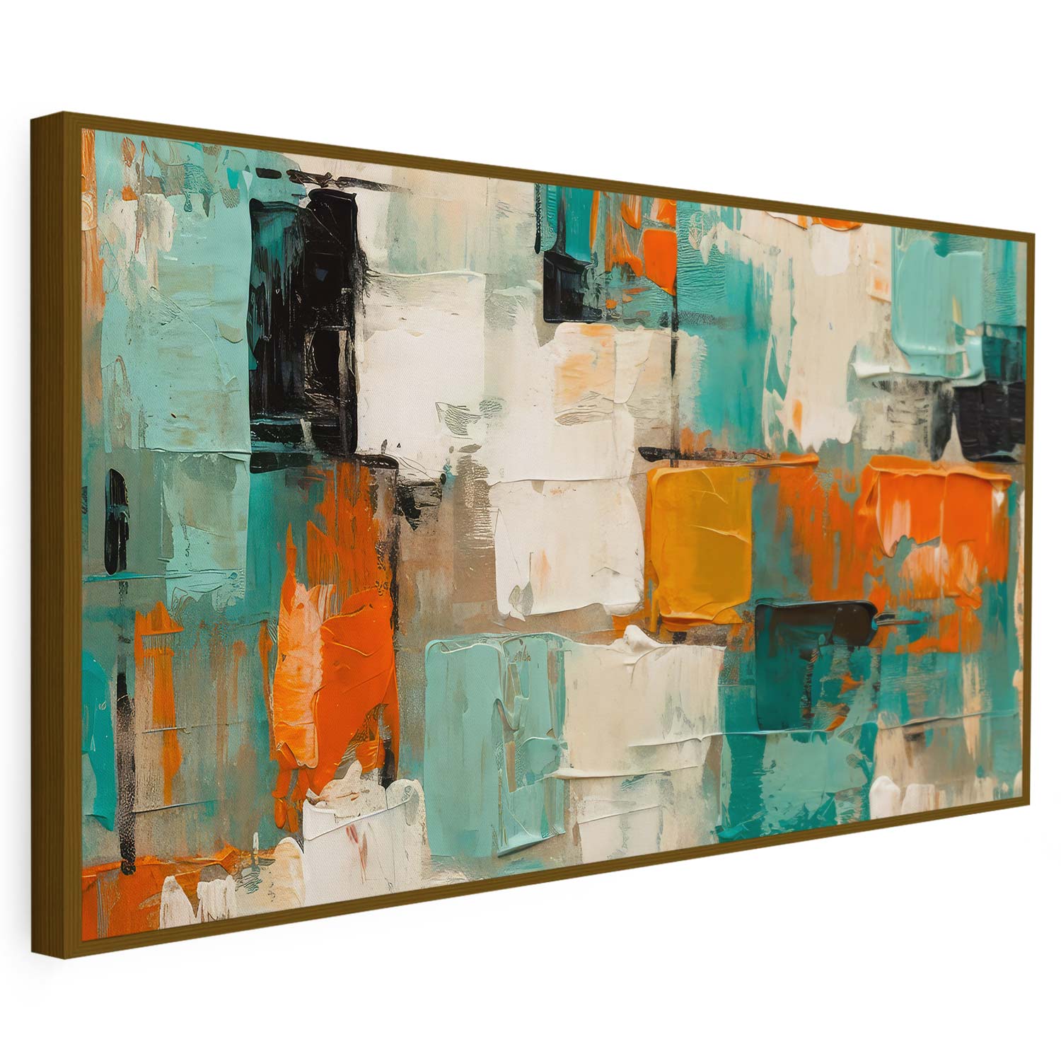 Tableau sur toile de formes colorées KWADECO