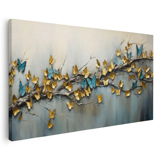 Tableau sur toile de papillons KWADECO