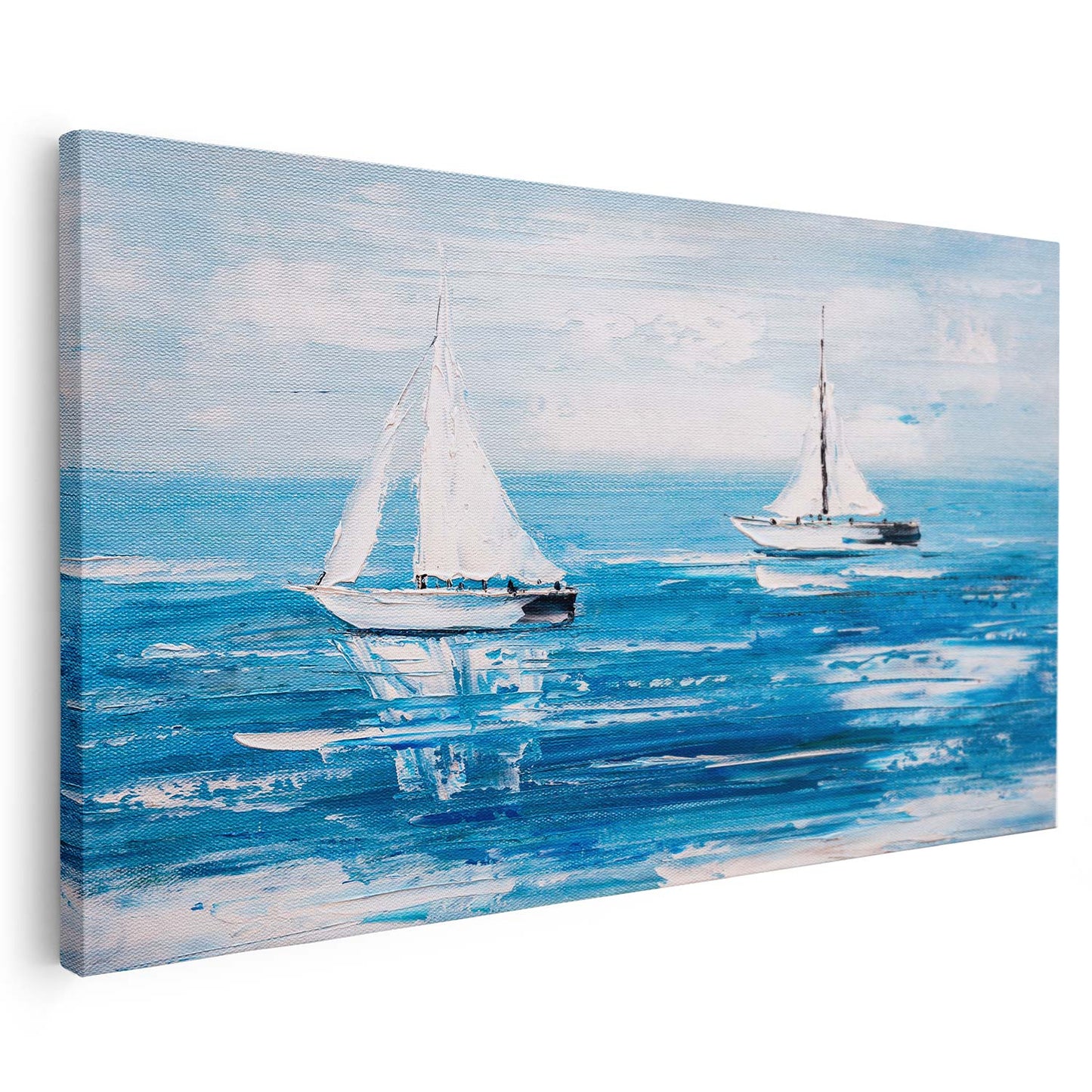 Tableau sur toile d'un navire sur la mer KWADECO