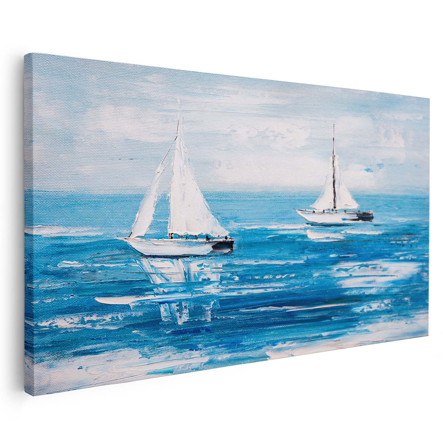 Tableau sur toile d'un navire sur la mer KWADECO