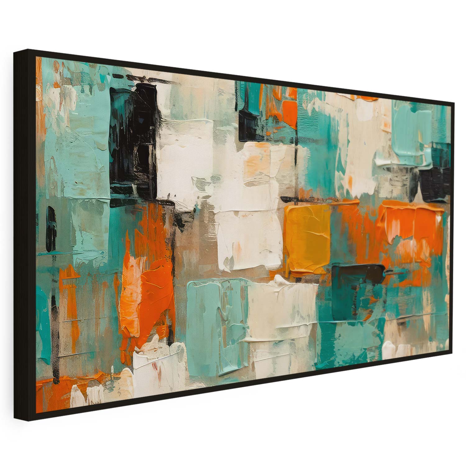 Tableau sur toile de formes colorées KWADECO