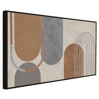 Tableau sur toile abstraite moderne baho art KWADECO