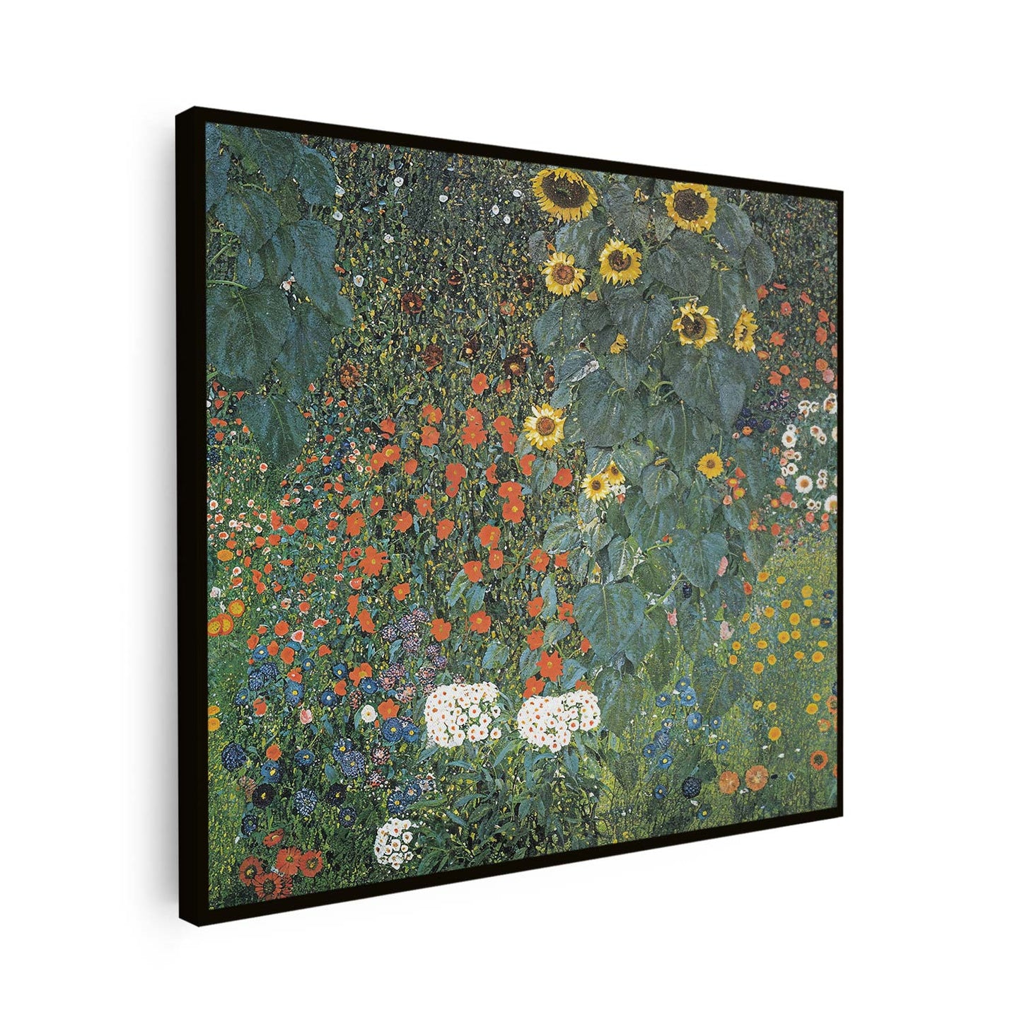 Jardin de ferme avec tournesols Gustav Klimt KWADECO