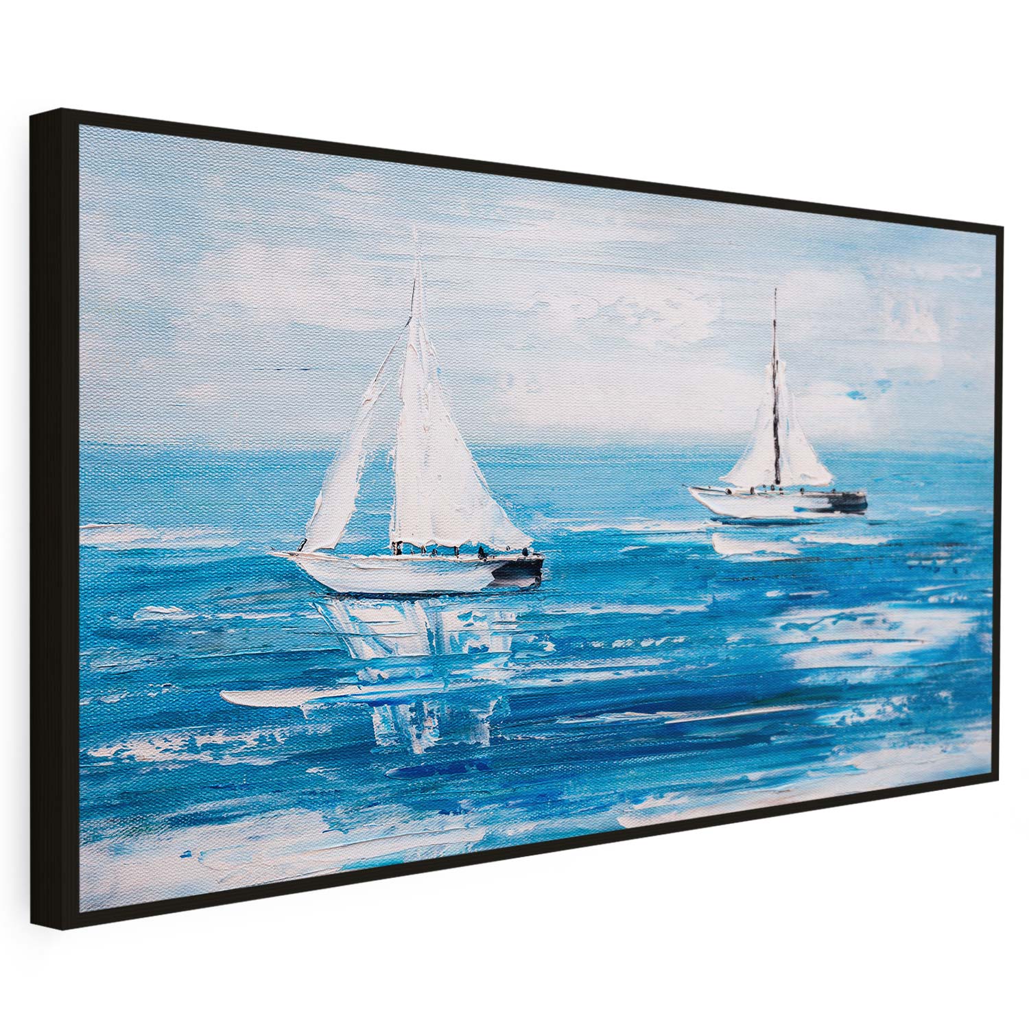 Tableau sur toile d'un navire sur la mer KWADECO