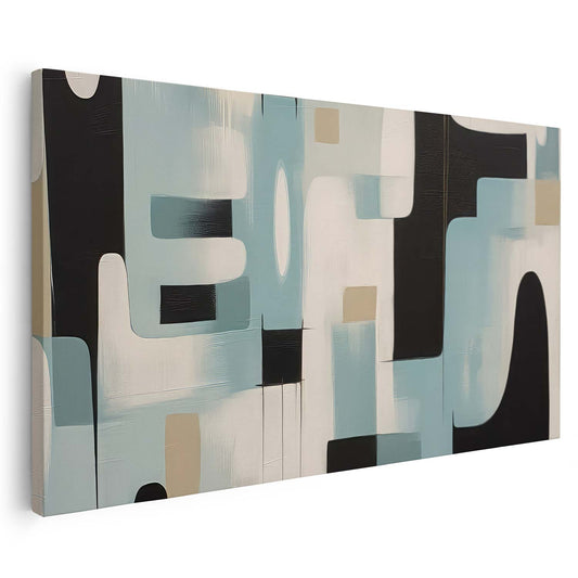 Tableau sur toile abstrait de formes