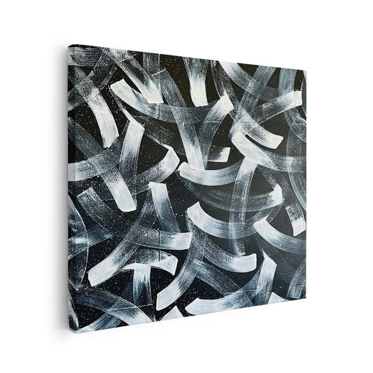 Tableau sur toile calligraphie minimaliste