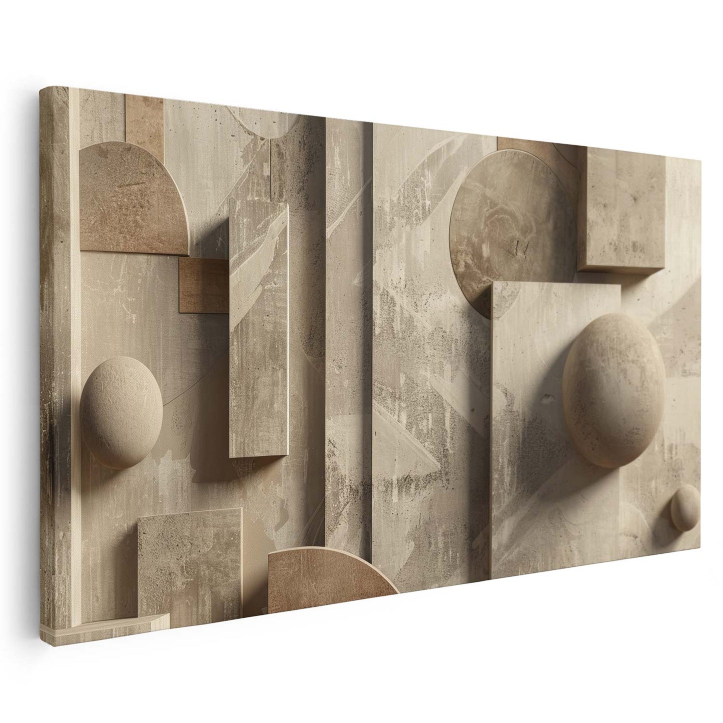 Tableau sur toile abstrait effet 3D KWADECO