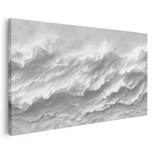 Tableau sur toile de vagues effet 3D