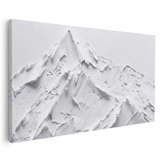 Tableau sur toile de montagne effet 3D KWADECO