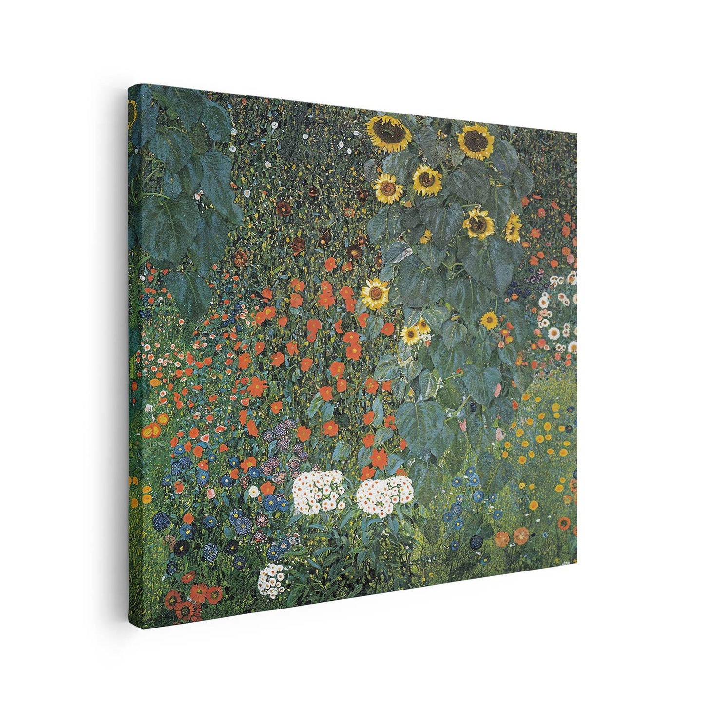 Jardin de ferme avec tournesols Gustav Klimt KWADECO