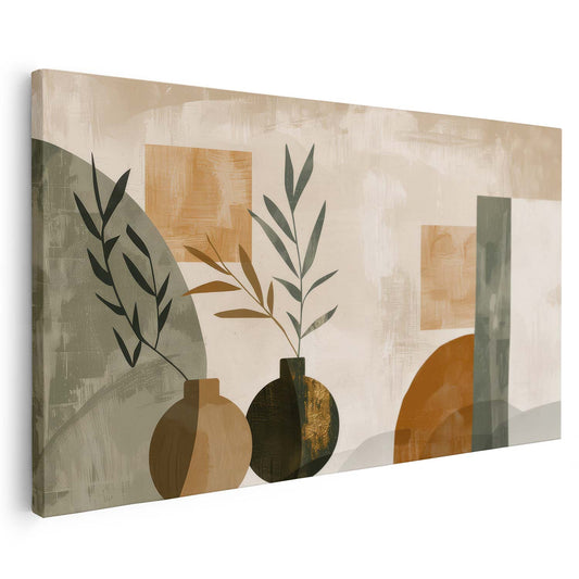 Tableau sur toile d'abstraction baho artistique